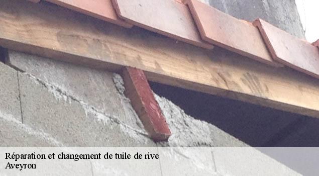 Réparation et changement de tuile de rive  12 Aveyron  John Toiture Couvreur 12