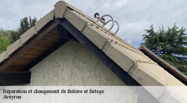 Réparation et changement de faitière et faitage 12 Aveyron ACE Couverture