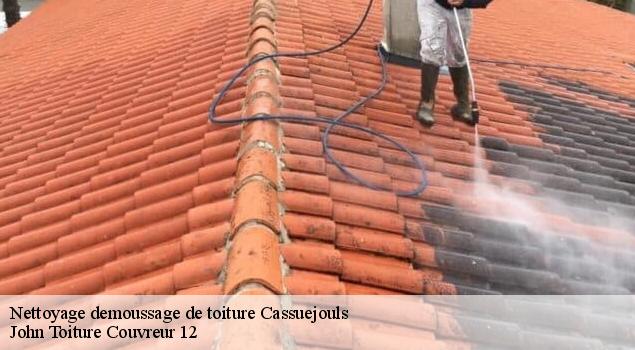 Nettoyage demoussage de toiture  cassuejouls-12210 John Toiture Couvreur 12