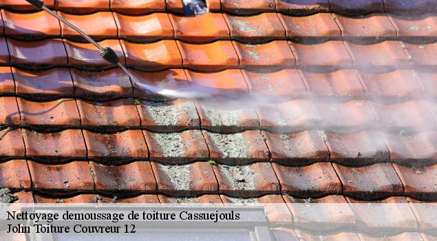 Nettoyage demoussage de toiture  cassuejouls-12210 John Toiture Couvreur 12