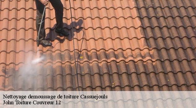 Nettoyage demoussage de toiture  cassuejouls-12210 John Toiture Couvreur 12