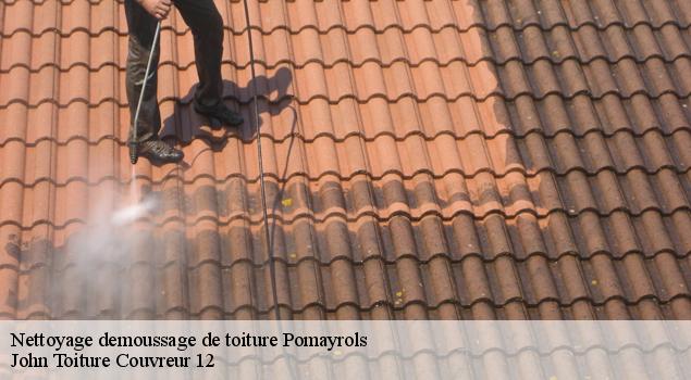 Nettoyage demoussage de toiture  pomayrols-12130 John Toiture Couvreur 12