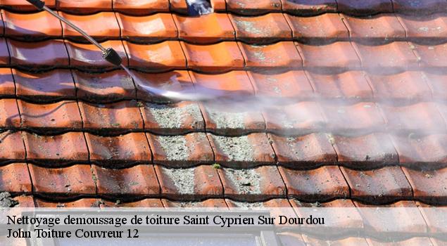 Nettoyage demoussage de toiture  saint-cyprien-sur-dourdou-12320 John Toiture Couvreur 12