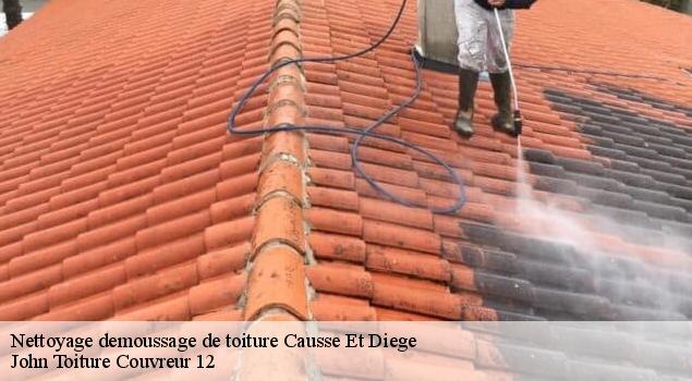 Nettoyage demoussage de toiture  causse-et-diege-12700 John Toiture Couvreur 12