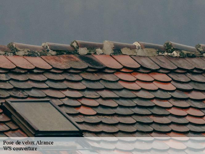 Pose de velux  alrance-12430 WS couverture