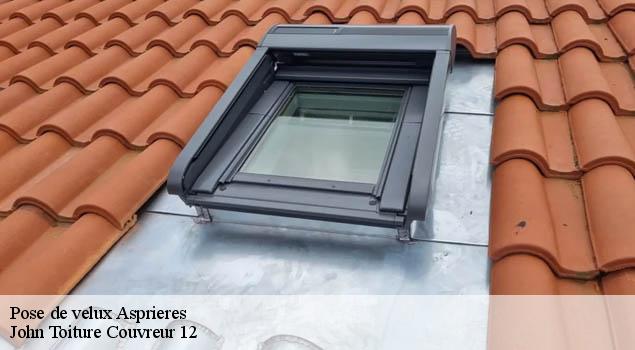 Pose de velux  asprieres-12700 John Toiture Couvreur 12