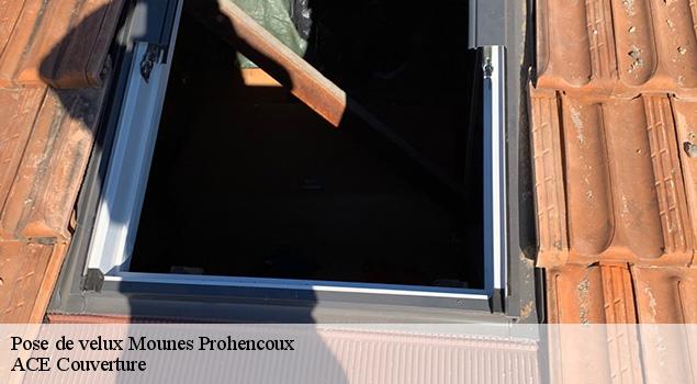 Pose de velux  mounes-prohencoux-12370 ACE Couverture 