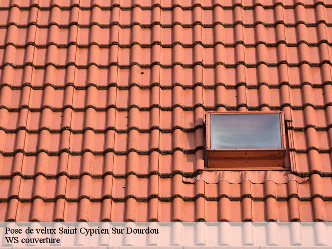 Pose de velux  saint-cyprien-sur-dourdou-12320 WS couverture
