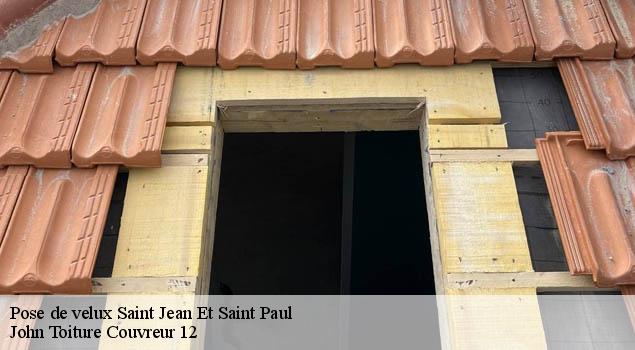 Pose de velux  saint-jean-et-saint-paul-12250 John Toiture Couvreur 12