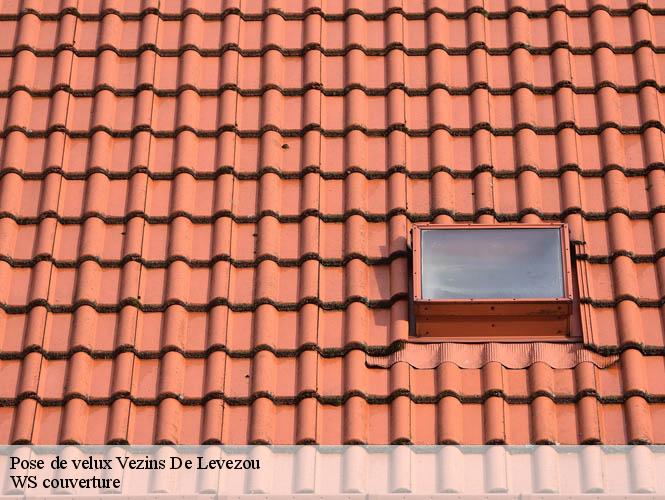 Pose de velux  vezins-de-levezou-12780 WS couverture