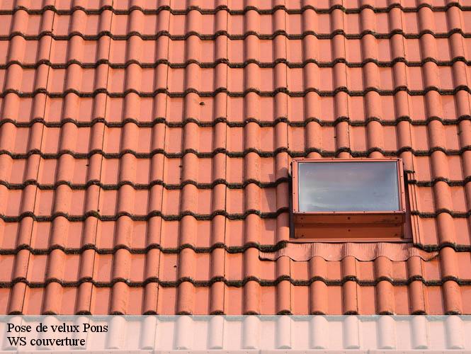 Pose de velux  pons-12140 WS couverture