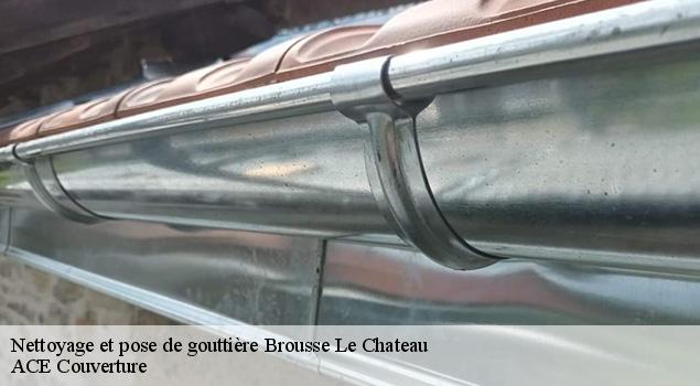 Nettoyage et pose de gouttière  brousse-le-chateau-12480 ACE Couverture 