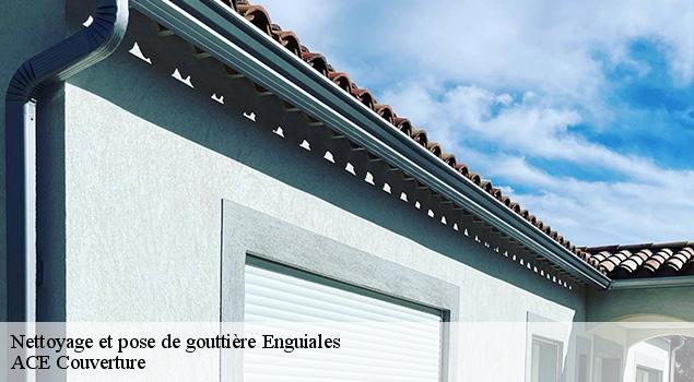 Nettoyage et pose de gouttière  enguiales-12140 ACE Couverture 