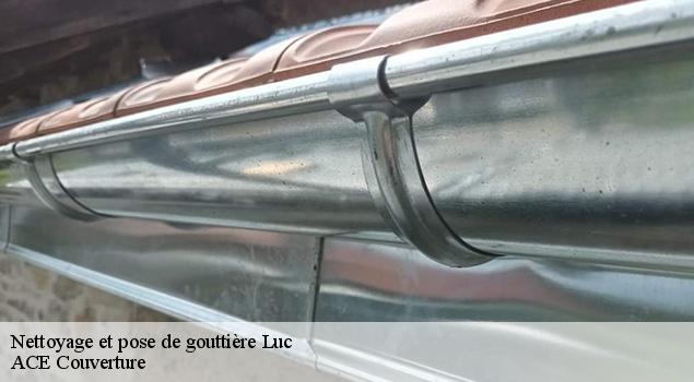 Nettoyage et pose de gouttière  luc-12450 ACE Couverture 