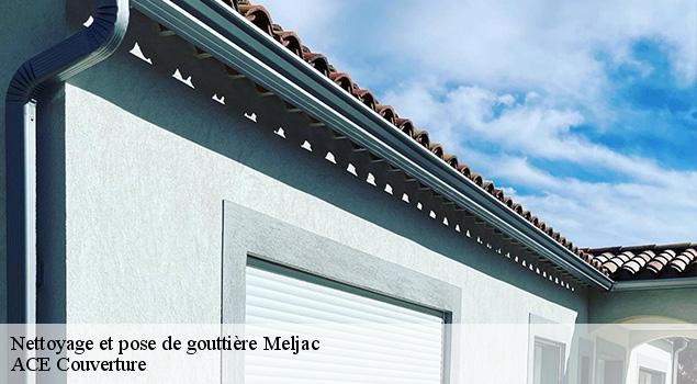 Nettoyage et pose de gouttière meljac-12120 ACE Couverture
