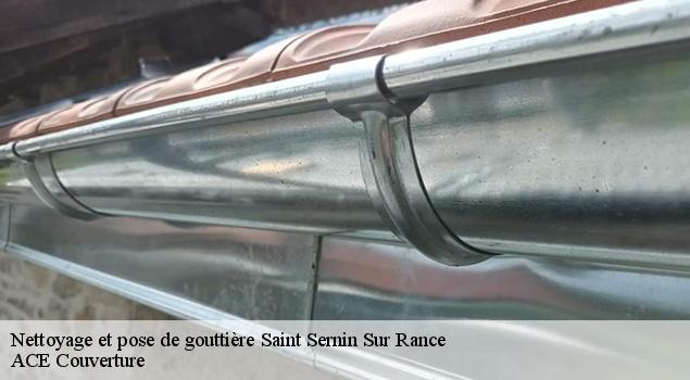 Nettoyage et pose de gouttière  saint-sernin-sur-rance-12380 ACE Couverture 