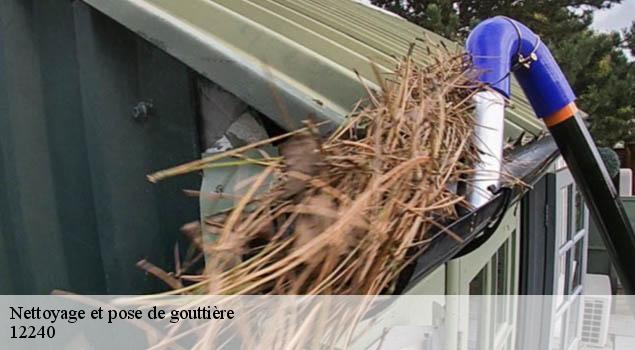 Nettoyage et pose de gouttière  vabre-tizac-12240 John Toiture Couvreur 12