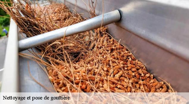 Nettoyage et pose de gouttière veyreau-12720 John Toiture Couvreur 12
