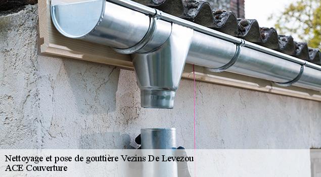 Nettoyage et pose de gouttière vezins-de-levezou-12780 ACE Couverture