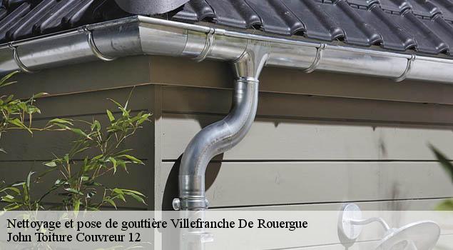 Nettoyage et pose de gouttière  villefranche-de-rouergue-12200 John Toiture Couvreur 12