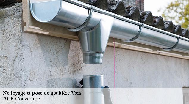 Nettoyage et pose de gouttière  vors-12160 ACE Couverture 