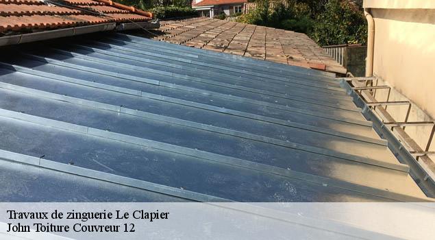 Travaux de zinguerie  le-clapier-12540 John Toiture Couvreur 12
