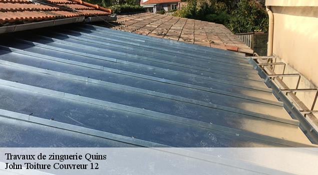 Travaux de zinguerie  quins-12800 John Toiture Couvreur 12