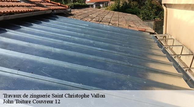 Travaux de zinguerie  saint-christophe-vallon-12330 John Toiture Couvreur 12