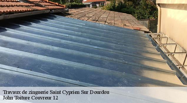 Travaux de zinguerie  saint-cyprien-sur-dourdou-12320 John Toiture Couvreur 12