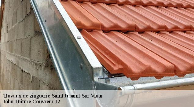 Travaux de zinguerie  saint-jusaint-sur-viaur-12170 John Toiture Couvreur 12