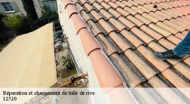 Réparation et changement de tuile de rive   aguessac-12520 John Toiture Couvreur 12
