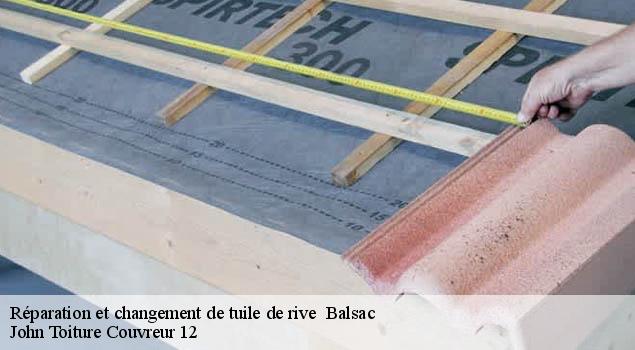 Réparation et changement de tuile de rive   balsac-12510 John Toiture Couvreur 12