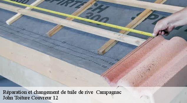 Réparation et changement de tuile de rive   campagnac-12560 John Toiture Couvreur 12