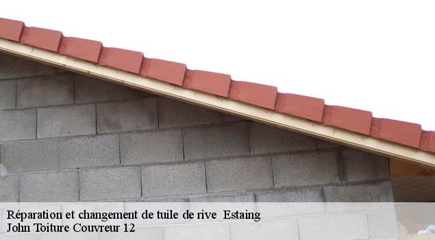 Réparation et changement de tuile de rive   estaing-12190 John Toiture Couvreur 12