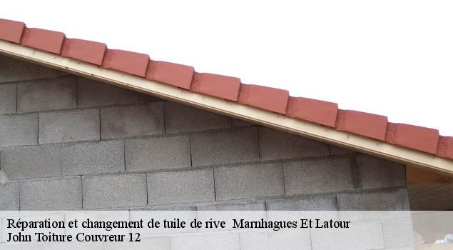 Réparation et changement de tuile de rive   marnhagues-et-latour-12540 John Toiture Couvreur 12