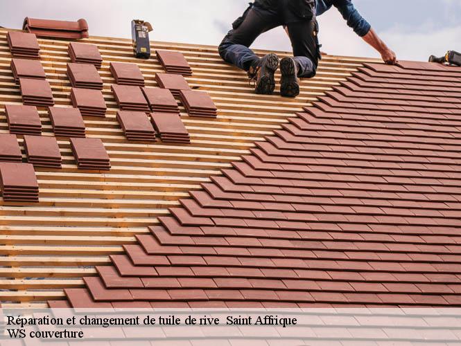 Réparation et changement de tuile de rive   saint-affrique-12400 WS couverture