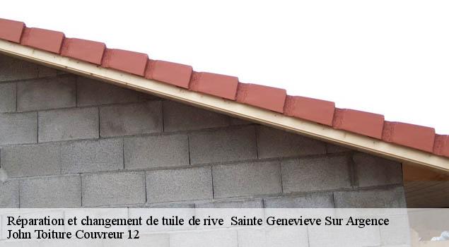 Réparation et changement de tuile de rive   sainte-genevieve-sur-argence-12420 John Toiture Couvreur 12