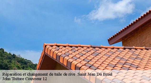 Réparation et changement de tuile de rive   saint-jean-du-bruel-12230 John Toiture Couvreur 12