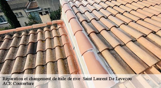 Réparation et changement de tuile de rive   saint-laurent-de-levezou-12620 ACE Couverture 