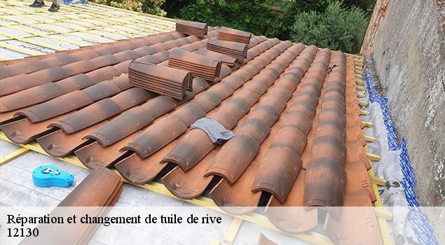 Réparation et changement de tuile de rive   saint-martin-de-lenne-12130 ACE Couverture 