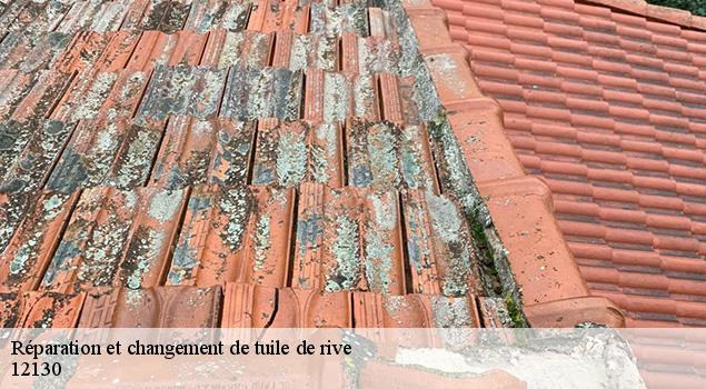 Réparation et changement de tuile de rive   saint-martin-de-lenne-12130 ACE Couverture 