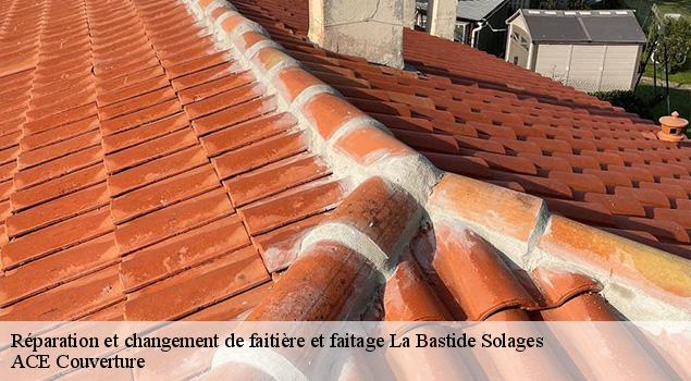 Réparation et changement de faitière et faitage la-bastide-solages-12550 ACE Couverture