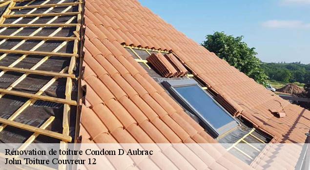 Rénovation de toiture  condom-d-aubrac-12470 John Toiture Couvreur 12
