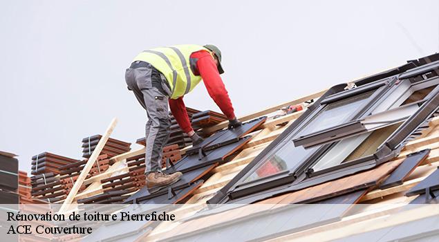 Rénovation de toiture  pierrefiche-12130 ACE Couverture 