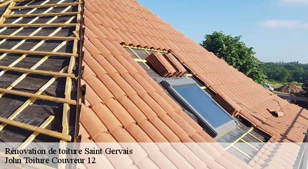 Rénovation de toiture  saint-gervais-12460 John Toiture Couvreur 12