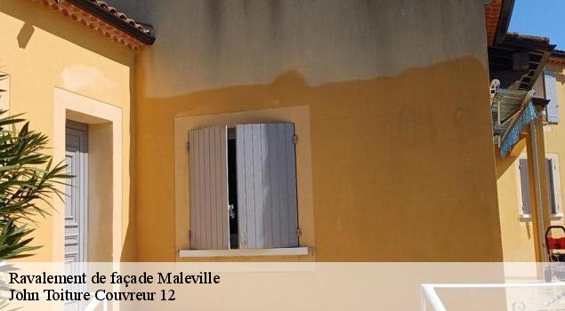 Ravalement de façade  maleville-12350 John Toiture Couvreur 12