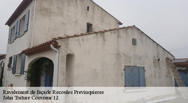 Ravalement de façade  recoules-previnquieres-12150 John Toiture Couvreur 12