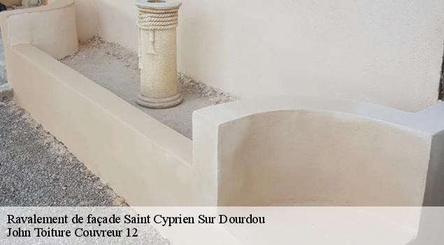 Ravalement de façade  saint-cyprien-sur-dourdou-12320 John Toiture Couvreur 12