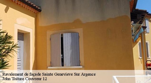Ravalement de façade  sainte-genevieve-sur-argence-12420 John Toiture Couvreur 12