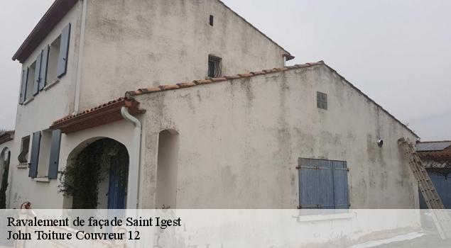 Ravalement de façade  saint-igest-12260 John Toiture Couvreur 12